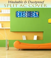 KANUSHI Industries ? Split AC Cover for Indoor Unit 1.5 to 2.0 Ton Capacity (AC-in-Blue-Box), Blue-thumb1