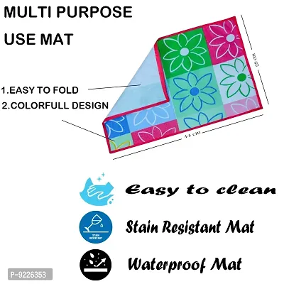 KANUSHI Industries? Washable Easy to fold-able Plats Mats for Dining Table(TAB-MATS-06-M-28)-thumb5