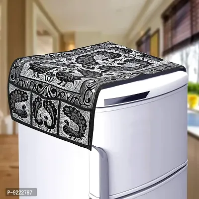 KANUSHI Industries? Fridge Cover for Top with Pockets/Refrigerator Covers