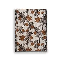 KANUSHI Industries? Washable  Dustproof Floral Design Front Load Automatic Washing Machine Cover (Brown) (Suitable for 6 Kg, 6.5 kg, 7 kg, 7.5 kg)(WASMAC-BROWN-SHUB-FRONT-01)-thumb2