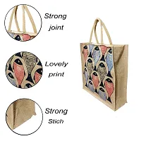 KANUSHI industries? Printed Design Jute Bag Pack of 3 (Medium Size)(JUTE-BAG-J-8-SIZE-M-3PC)-thumb4