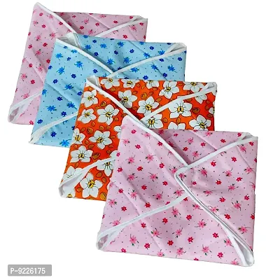 KANUSHI Industries? Cotton Roti Cover/Chapati Cover/Roti Rumals- Set of 4 ( Multicolor)(ROTI-COVER-COMBO-1-4PC)