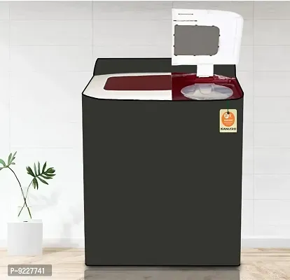 KANUSHI Industries? 100% Waterproof  Dustproof Top Load Semi Automatic Washing Machine Cover ( Suitable For 6 Kg, 6.5 kg, 7 kg, 7.5 kg) (WASMAC-WATERPROOF-OCEAN-GREEN-SEMI)