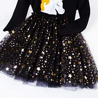 Classic Polycotton Embellished Frocks for Kids Girls-thumb2