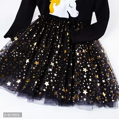 Classic Polycotton Embellished Frocks for Kids Girls-thumb3