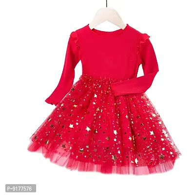 Classic Polycotton Embellished Frocks for Kids Girls-thumb4