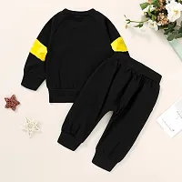 Toddler Boys And Girls  Multicolor Sweatshirt  Sweatpants Clothing Set-thumb1