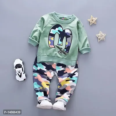 PORPY Baby Boy Girl Clothing Full Length Sweatshirt Trouser Set for Infant Girls/Boy Kids