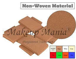 Makeup Mania 070 Pcs Large Waxing Strips, Non-Woven Hair Removal Plain Waxing Strips - Beige 70 Pcs-thumb1