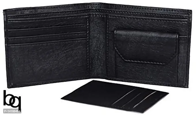 BLAQUE Artificial Leather Wallet for Men  Boys, Casual  Formal - 008-Black-thumb2