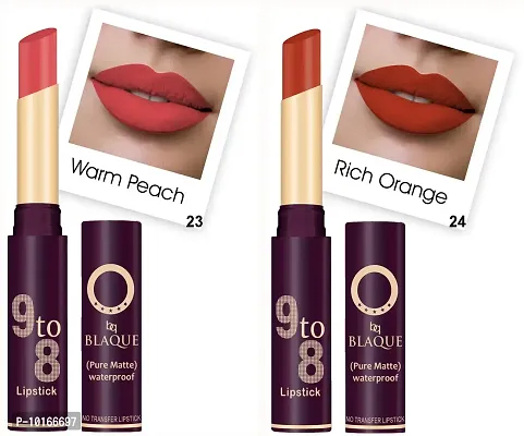 Makeup Mania Pure Matte 9 to 8 Long Stay Waterproof Lipstick Shade-thumb0