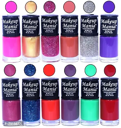 Ultimately Attractive Nail Polish Set of 12 Pcs., (Combo No.88)