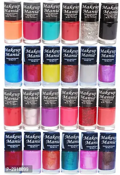 Exclusive Multicolor Nail Polish Set of 24 Pcs., (Combo No.86-94)