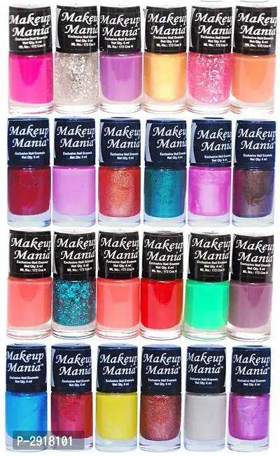 Exclusive Multicolor Nail Polish Set of 24 Pcs., (Combo No.88-94)
