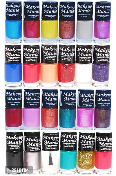 Exclusive Multicolor Nail Polish Set of 24 Pcs., (Combo No.90-94)