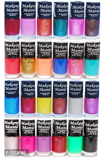 Exclusive Multicolor Nail Polish Set of 24 Pcs., (Combo No.91-94)-thumb0