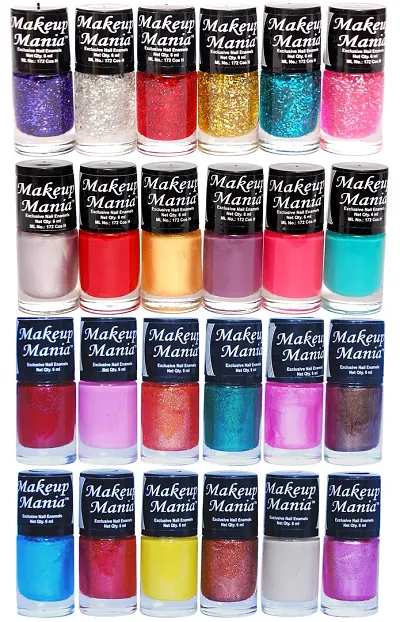 Exclusive Multicolor Nail Polish Set of 24 At Lowest Prices