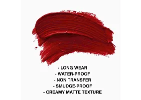 Stylish Non Transfer Liquid Lipstick Matte Lip Color Long Lasting 4ml-thumb1
