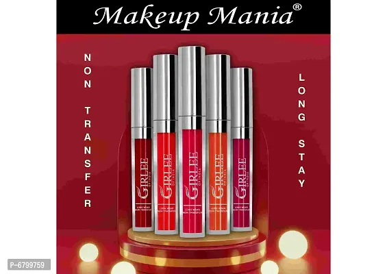 Stylish Non Transfer Liquid Lipstick Matte Lip Color Long Lasting 4ml-thumb5