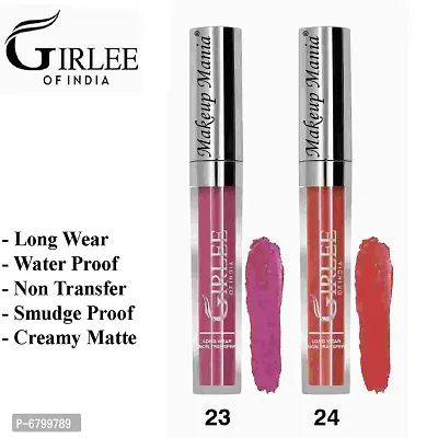 Stylish Non Transfer Liquid Lipstick Matte Lip Color Long Lasting 4ml