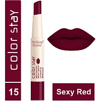 Makeup Mania Color Stay Long Lasting Matte Lipstick, Shade # 15-thumb1
