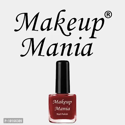 Makeup Mania No Chipping-No Fading Longest Lasting Ever Nail Polish Set of 12 Pcs  Brown, Dark Green, Red, Mauve, Yellow, Nude-thumb4