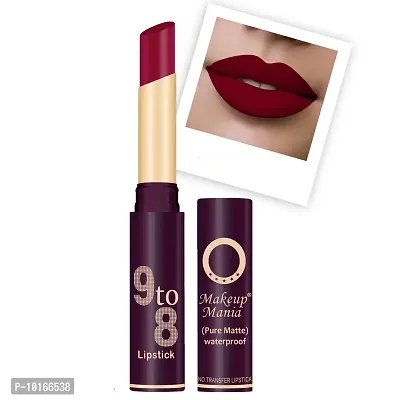 Makeup Mania Pure Matte 9 to 8 Long Stay Waterproof Lipstick Shade # 35
