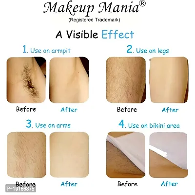 Makeup Mania 070 Pcs Large Waxing Strips, Non-Woven Hair Removal Plain Waxing Strips - Beige 70 Pcs-thumb5