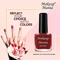 Makeup Mania No Chipping-No Fading Longest Lasting Ever Nail Polish Set of 12 Pcs  Black, Green, Purple, Red, Yellow-thumb1