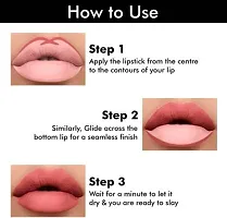Makeup Mania Pure Matte 9 to 8 Long Stay Waterproof Lipstick Shade-thumb2