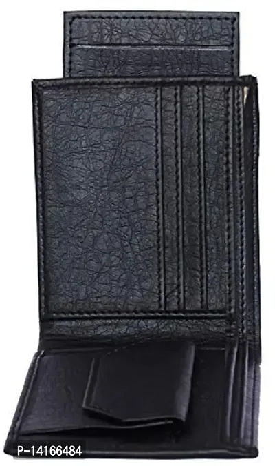 BLAQUE Artificial Leather Wallet for Men  Boys, Casual  Formal - 008-Black-thumb3