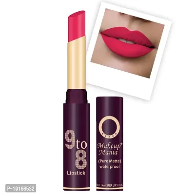 Makeup Mania Pure Matte 9 to 8 Long Stay Waterproof Lipstick Shade # 31-thumb0