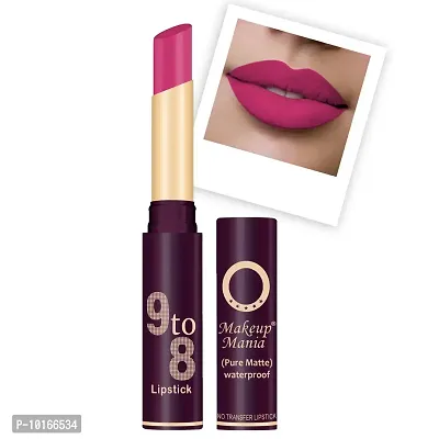 Makeup Mania Pure Matte 9 to 8 Long Stay Waterproof Lipstick Shade # 33