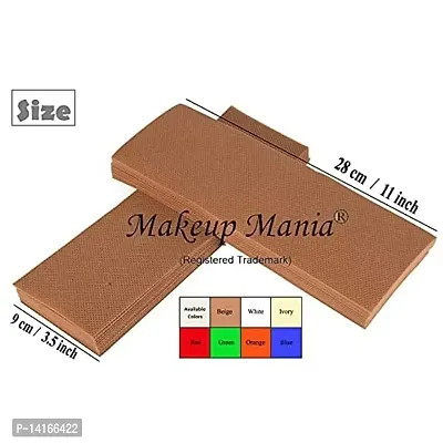 Makeup Mania Plain Waxing Strips (90 GSM Quality) 280 Pcs Strips - Without Wax - White-thumb3