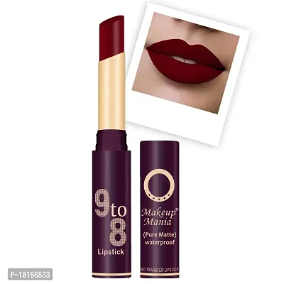 Makeup Mania Pure Matte 9 to 8 Long Stay Waterproof Lipstick Shade # 32