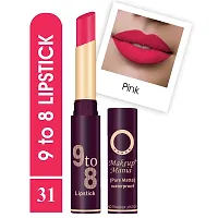 Makeup Mania Pure Matte 9 to 8 Long Stay Waterproof Lipstick Shade # 31-thumb1
