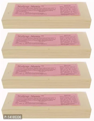 Makeup Mania Plain Waxing Strips - Without Wax - Ivory 280 Pcs