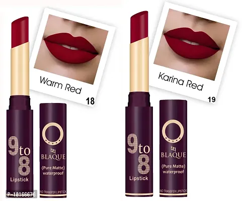 Makeup Mania Pure Matte 9 to 8 Long Stay Waterproof Lipstick Shade