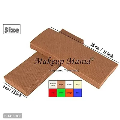 Makeup Mania Plain Waxing Strips - Without Wax - Orange 140 Pcs-thumb3