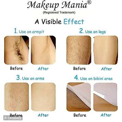 Makeup Mania Plain Waxing Strips (90 GSM Quality) 280 Pcs Strips - Without Wax - White-thumb4