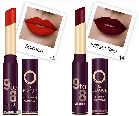 Makeup Mania Pure Matte 9 to 8 Long Stay Waterproof Lipstick Shade-thumb0