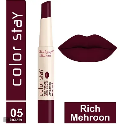 Makeup Mania Color Stay Long Lasting Matte Lipstick, Shade # 05-thumb2