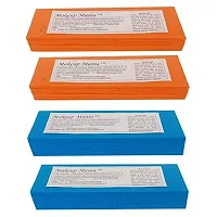 Makeup Mania Non-Woven Body Wax Strips, Hair Removal Waxing Strips for Face, Legs, Underarms, Facial Eyebrow, Disposable Large, 280 Strips (Orange, Blue)-thumb1