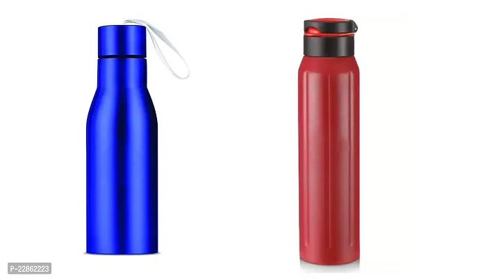 Sleek And Eco-Friendly Reusable Water Bottle For Active Lifestyles Pack Of 2