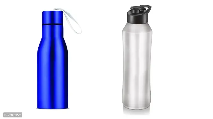 Sleek And Eco-Friendly Reusable Water Bottle For Active Lifestyles Pack Of 2