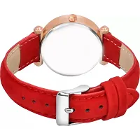 Medboo Queen Dial Red Leather Belt Girls  QCL203-RED  Watch-thumb2