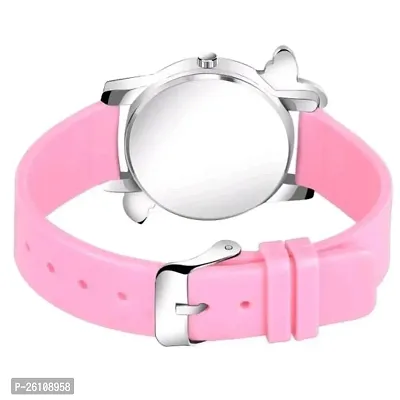 Stylish Pink Synthetic Leather Analog Watch For Women-thumb3