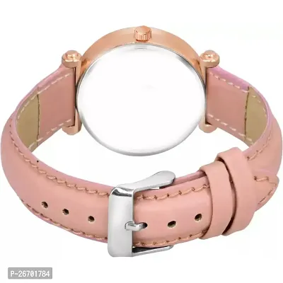 Medboo Queen Dial Pink Leather Belt Girls  QCL203-PINK  Watchnbsp;-thumb4