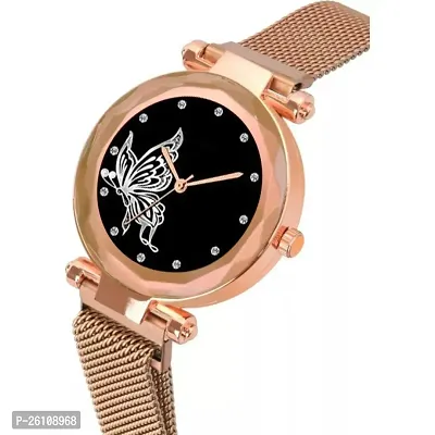 Stylish Copper Synthetic Leather Analog Watch For Women-thumb3