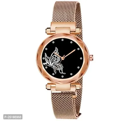 Stylish Copper Synthetic Leather Analog Watch For Women-thumb2